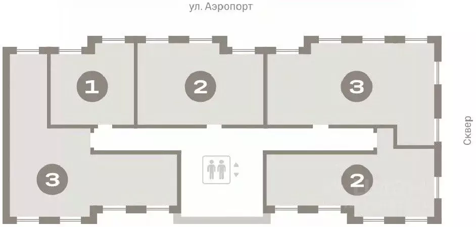 3-к кв. Новосибирская область, Новосибирск ул. Аэропорт, 88 (100.49 м) - Фото 1