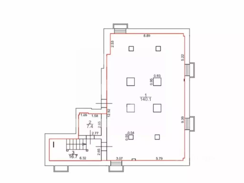 Торговая площадь в Москва Люблинская ул., 54/3 (170 м) - Фото 2