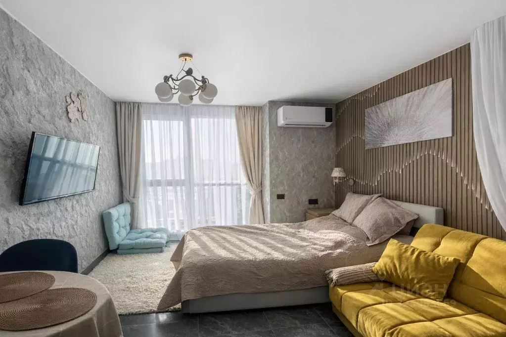 Студия Краснодарский край, Сочи Бытха мкр, ул. Ясногорская, 16/6к4 ... - Фото 1