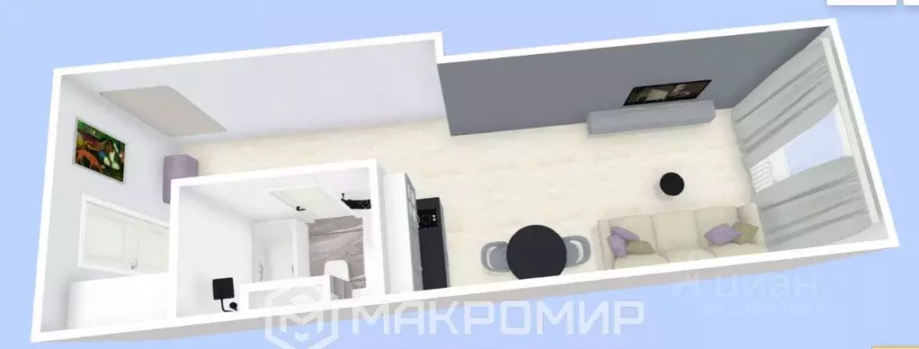 Студия Архангельская область, Приморский муниципальный округ, пос. ... - Фото 2