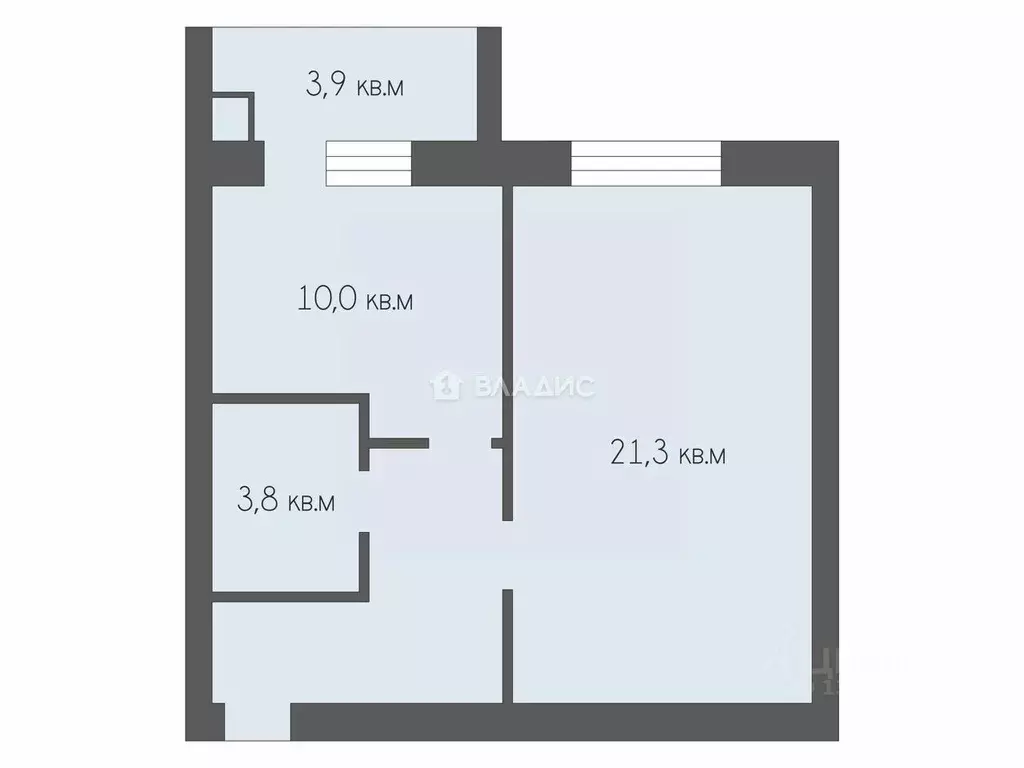 1-к кв. Рязанская область, Рязань Интернациональная ул., 16к6 (41.17 ... - Фото 1