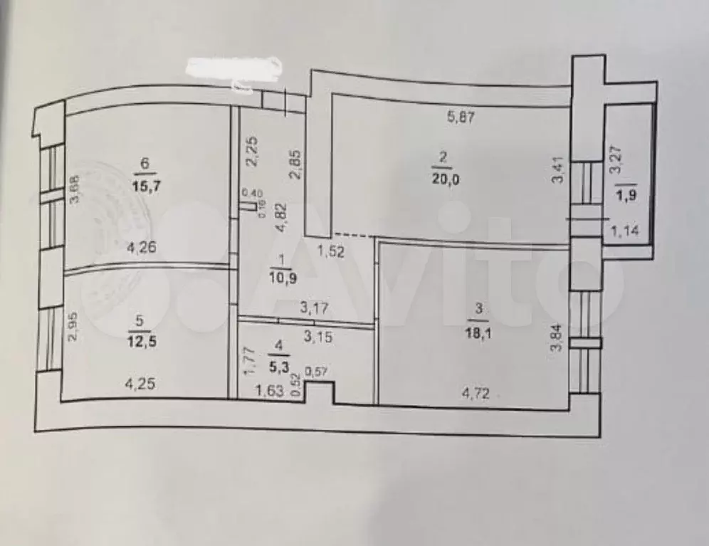 3-к. квартира, 82,5 м, 7/13 эт. - Фото 0