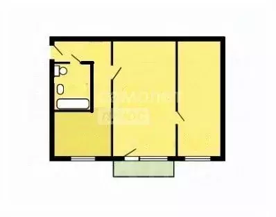 2-к кв. Москва Федеративный просп., 48К1 (43.1 м) - Фото 2