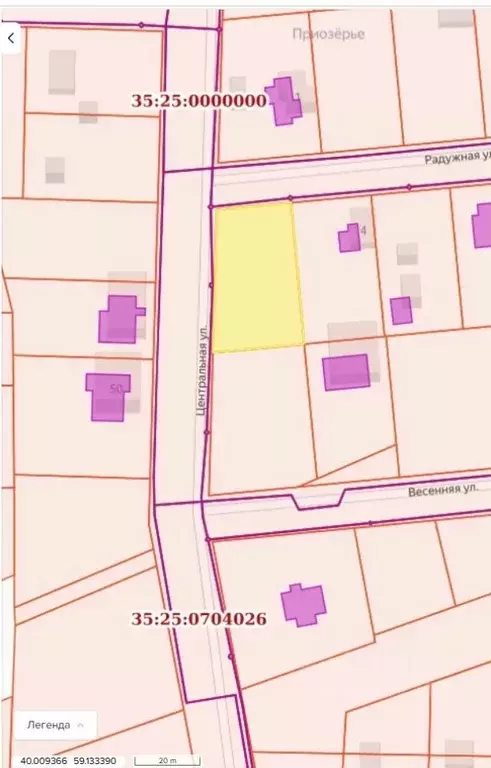 Участок в Вологодская область, д. Снасудово ул. Центральная (10.85 ... - Фото 2