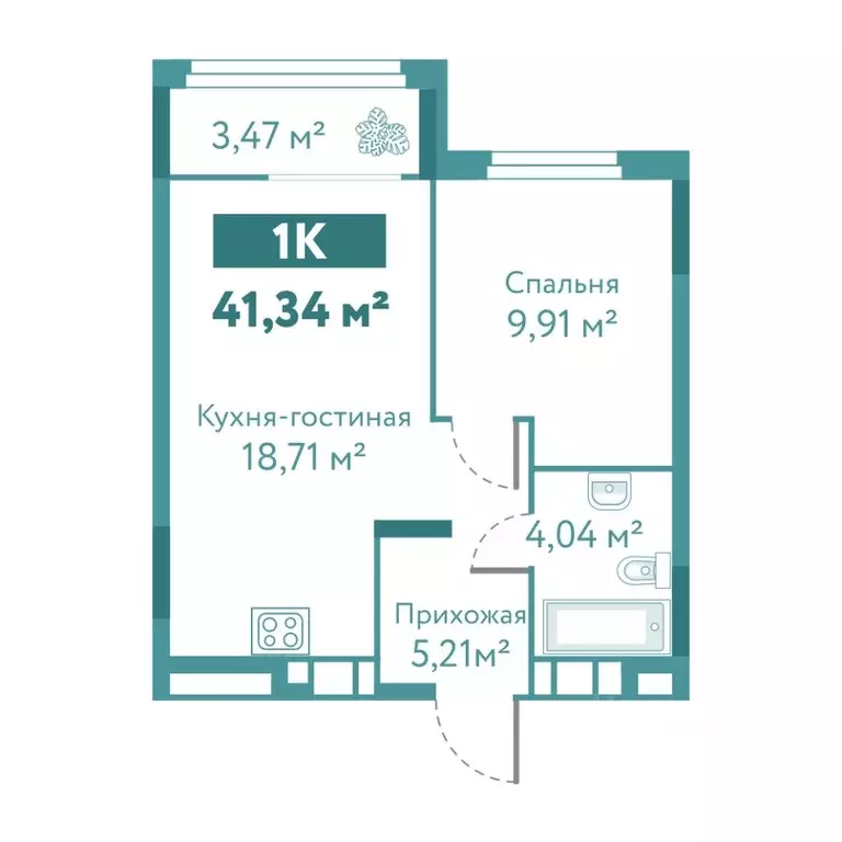 1-к кв. Тюменская область, Тюмень ул. Павла Никольского, 10к1блок1 ... - Фото 0