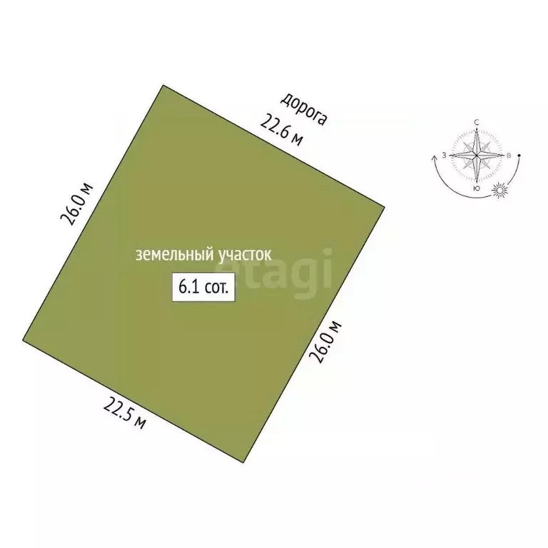 Участок в Ямало-Ненецкий АО, Новый Уренгой Лира ДНТ,  (6.14 сот.) - Фото 2