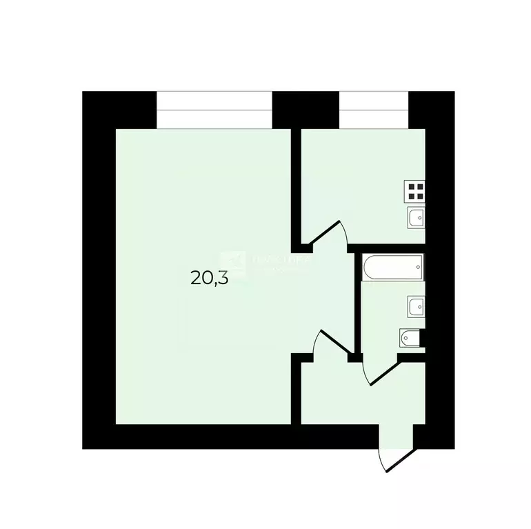 1-к кв. Москва Планетная ул., 49 (31.9 м) - Фото 2