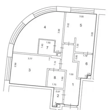Помещение свободного назначения в Москва № 3 кв-л, 6к2 (15 м) - Фото 1