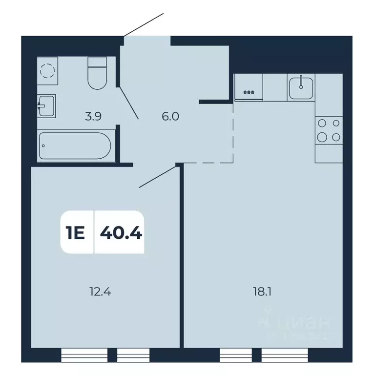 1-к кв. Ростовская область, Ростов-на-Дону Северный мкр, ул. ... - Фото 1