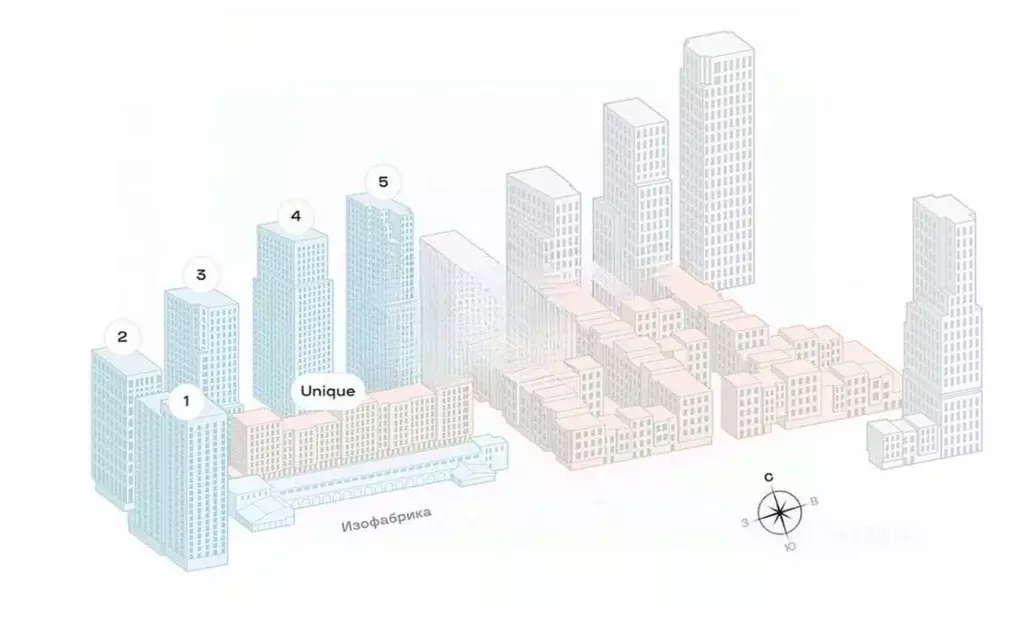 1-к кв. Москва Северный ао, Соул жилой комплекс, к1 (46.1 м) - Фото 1