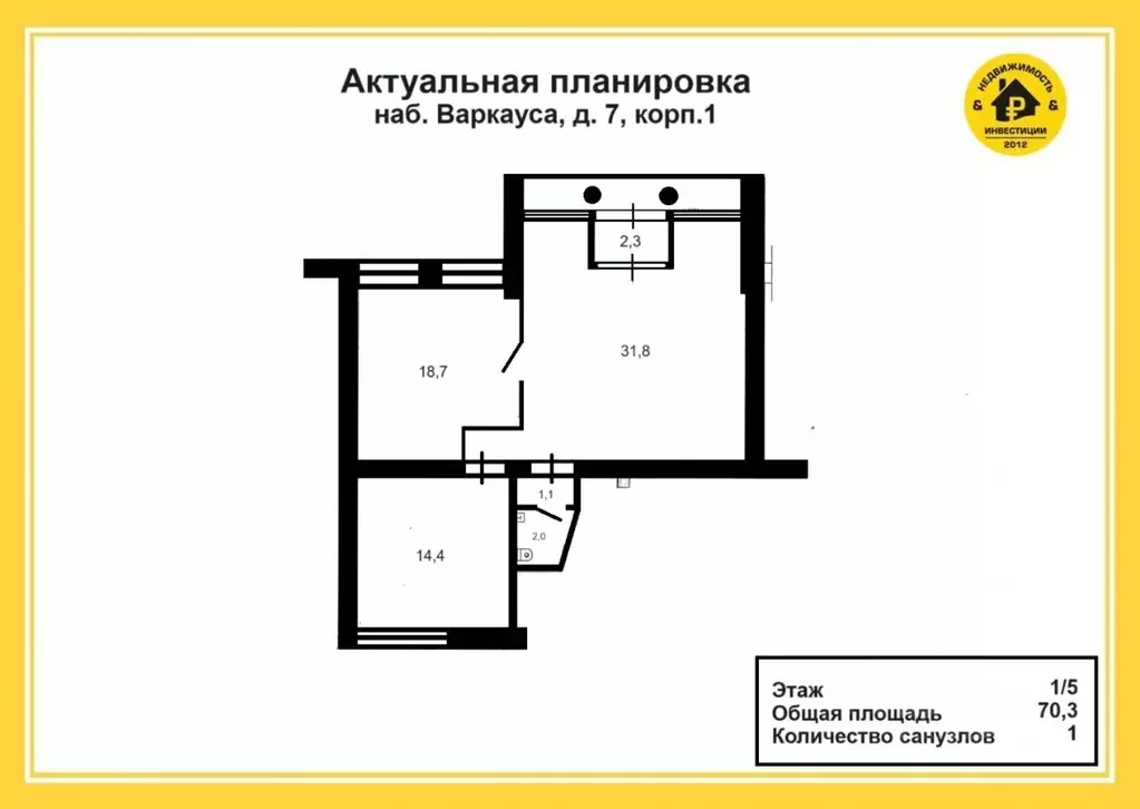 Помещение свободного назначения в Карелия, Петрозаводск наб. Варкауса, ... - Фото 1