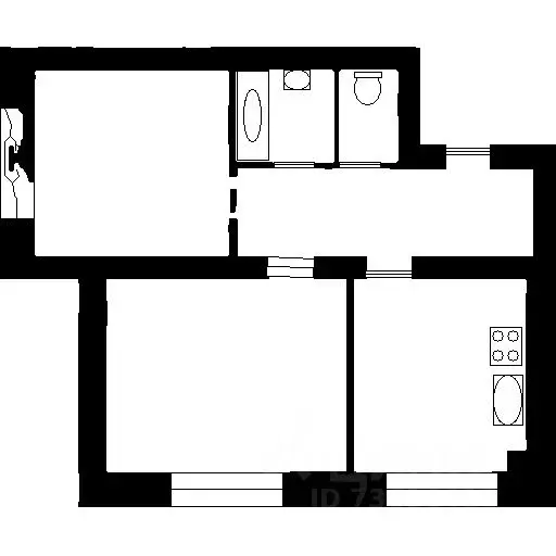 2-к кв. Нижегородская область, Бор Коммунистическая ул., 8 (62.5 м) - Фото 2