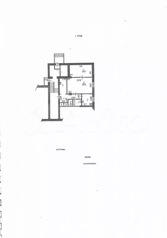 2-к. квартира, 64 м, 1/5 эт. - Фото 0