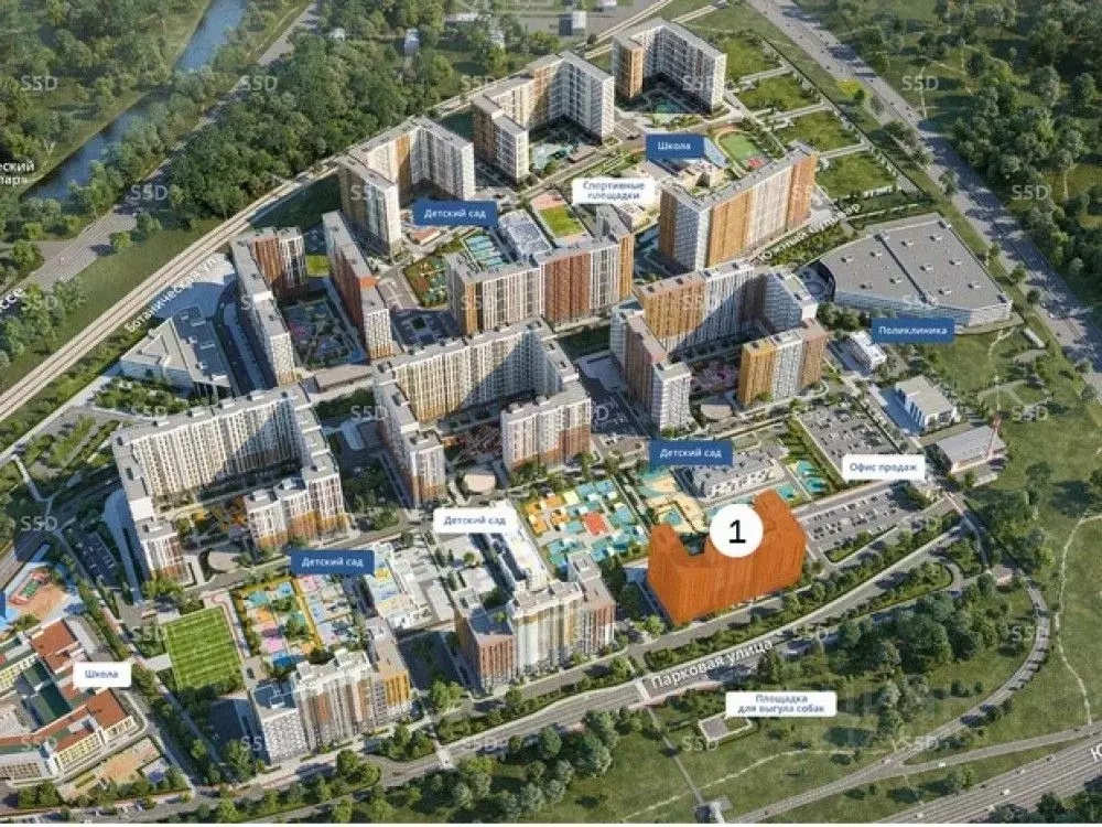 Торговая площадь в Московская область, Ленинский городской округ, пос. ... - Фото 2