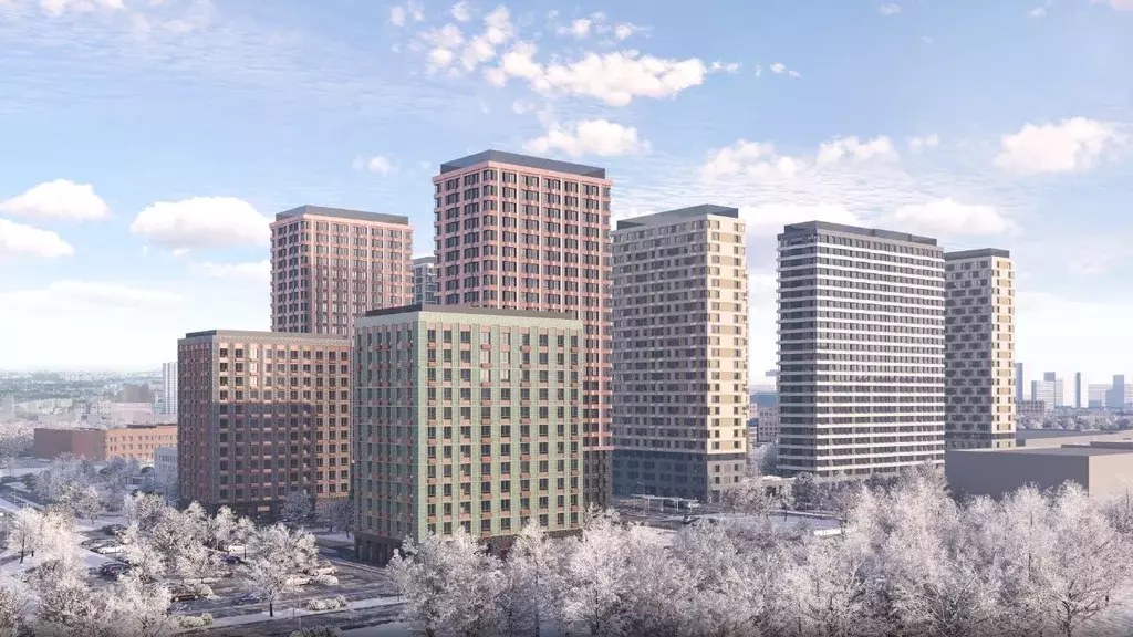 2-к кв. Московская область, Красногорск Квартал Строгино жилой ... - Фото 2