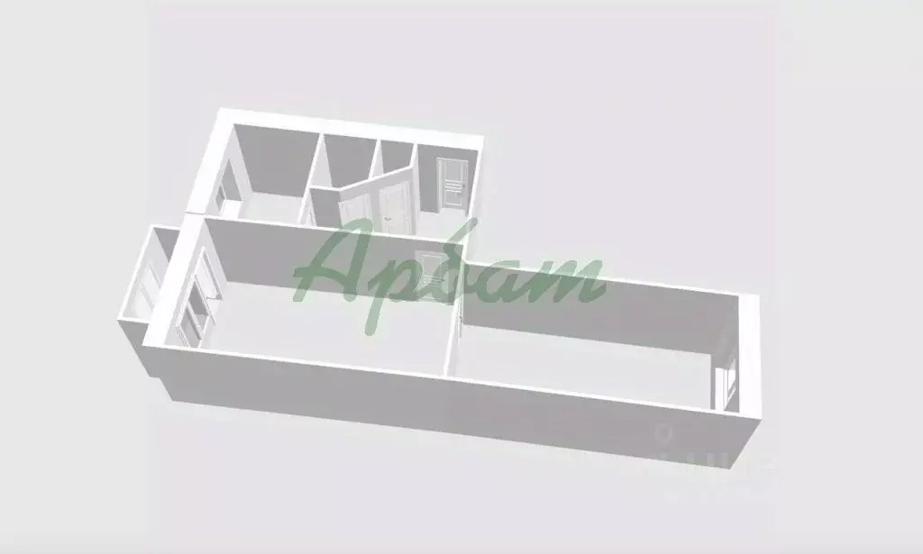 2-к кв. Тверская область, Тверь ул. Ерофеева, 12 (45.5 м) - Фото 1