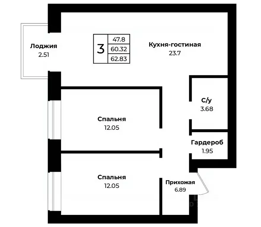 3-к кв. Оренбургская область, Оренбургский район, пос. Пригородный ... - Фото 0