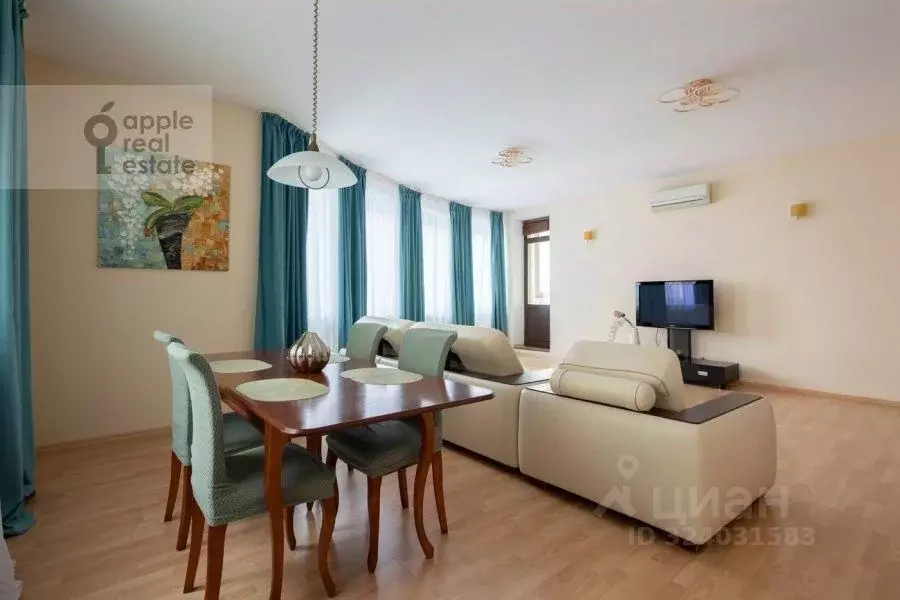 3-к кв. Москва 3-я Красногвардейская ул., 3 (120.0 м) - Фото 1