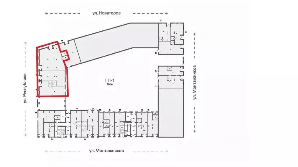 Торговая площадь в Тюменская область, Тюмень ул. Новаторов, 12 (395 м) - Фото 1