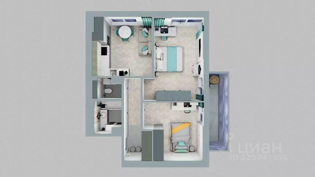 3-к кв. Челябинская область, Челябинск ул. 250-летия Челябинска, 27 ... - Фото 2