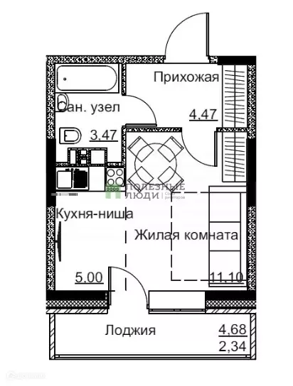 Продаётся квартира-студия, 24.98 м - Фото 0