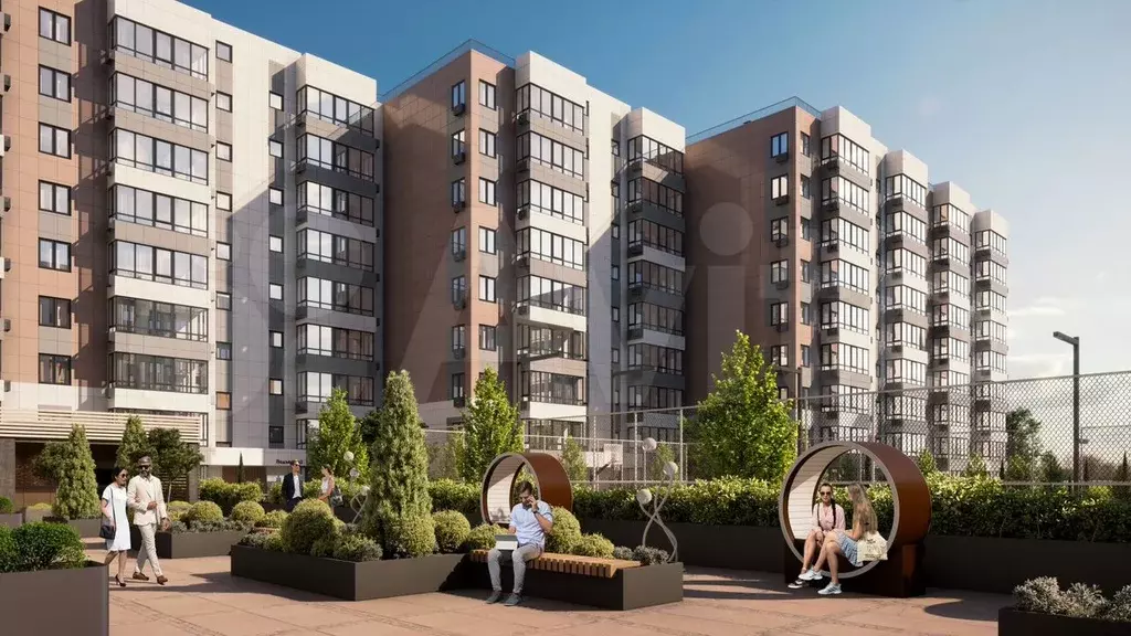 2-к. квартира, 60,8 м, 8/9 эт. - Фото 0