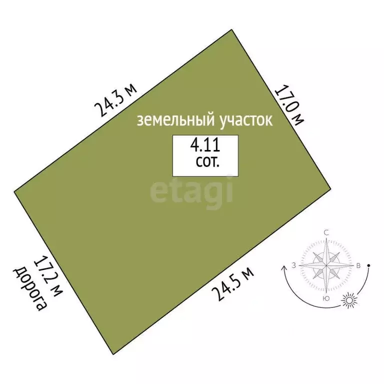 Участок в Севастополь Балаклавский муниципальный округ, Корабел СТ, 93 ... - Фото 1