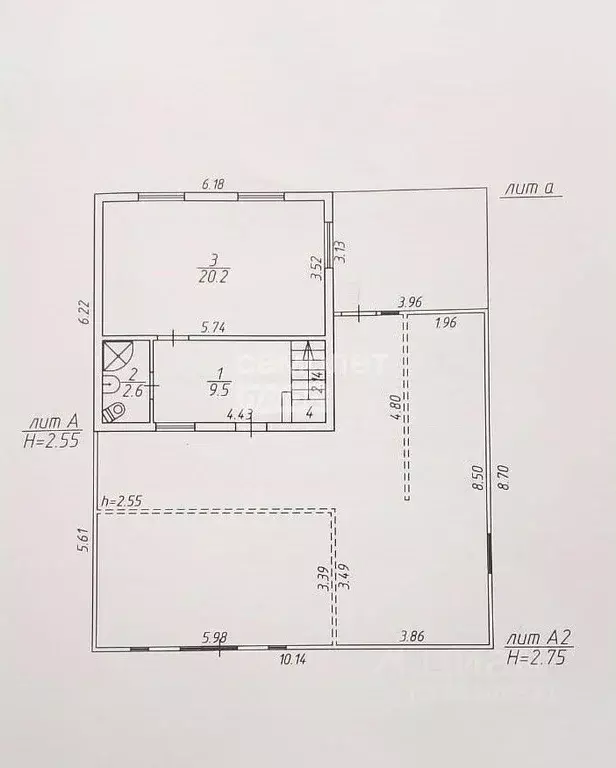 Дом в Калужская область, Калуга городской округ, д. Воровая 83В (124 ... - Фото 2