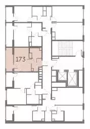 Квартира-студия, 23,3 м, 9/10 эт. - Фото 1