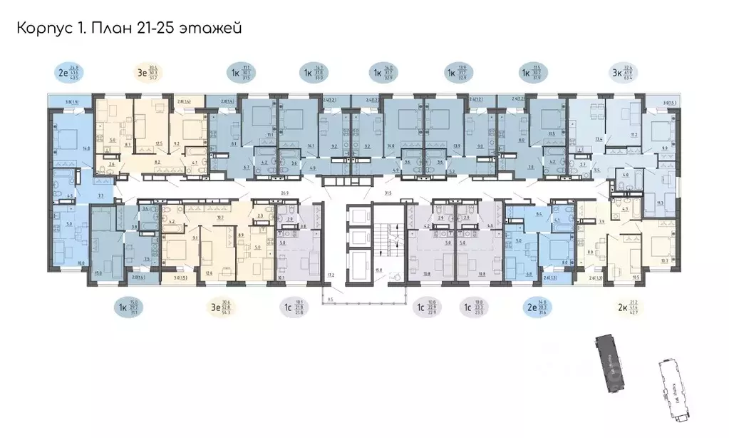 1-к кв. Пермский край, Пермь Ижевская ул., 38 (31.1 м) - Фото 2