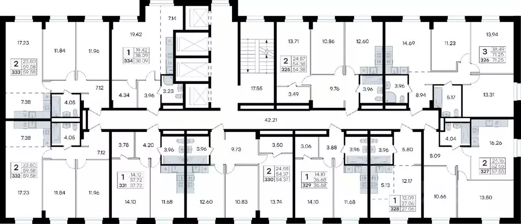2-к кв. Приморский край, Владивосток ул. Тухачевского (54.37 м) - Фото 2