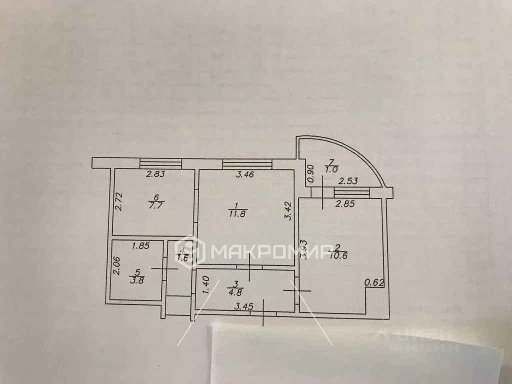 1-к кв. Татарстан, Казань ул. Ноксинский Спуск, 23 (41.3 м) - Фото 2