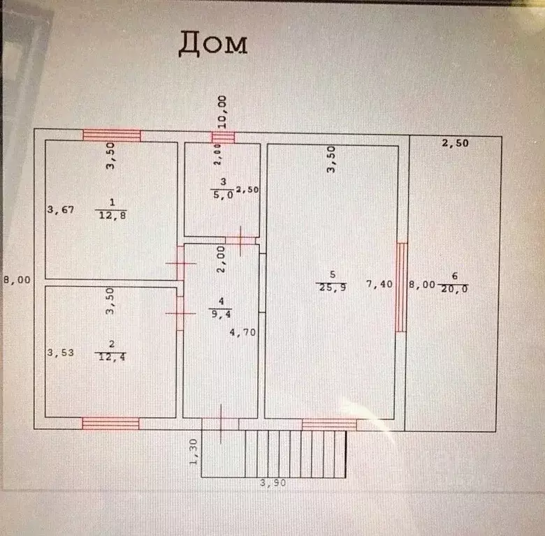 Дом в Крым, Симферопольский район, Ветеран-3 дп  (82 м) - Фото 2