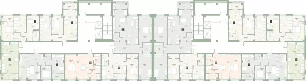 2-к кв. Курганская область, Курган Заозерный жилрайон, 6А мкр, ул. ... - Фото 2