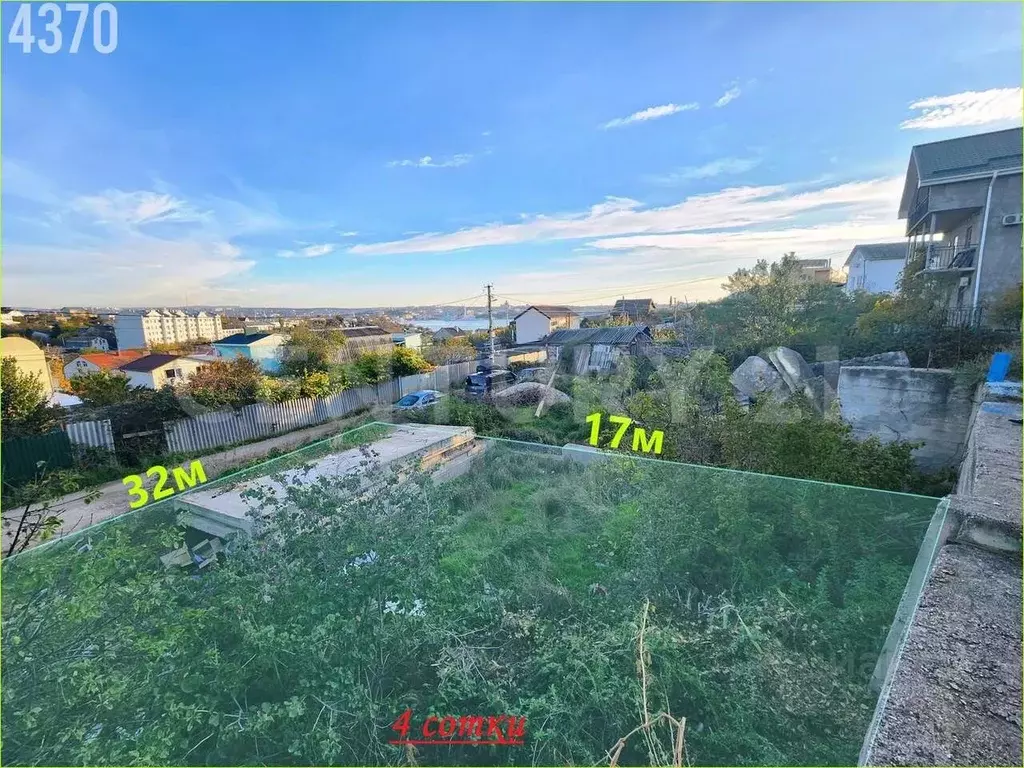 Участок в Севастополь Чайка садоводческое товарищество, ул. Персиковая ... - Фото 2