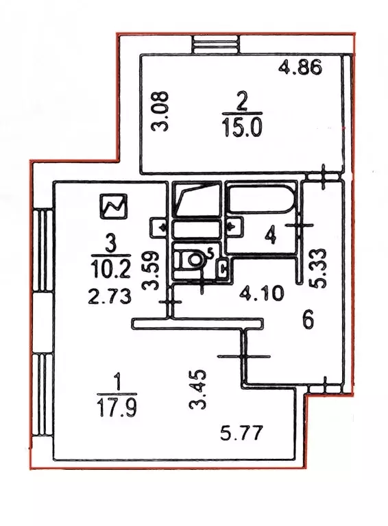 2-комнатная квартира: Москва, Беломорская улица, 13к1 (58 м) - Фото 0