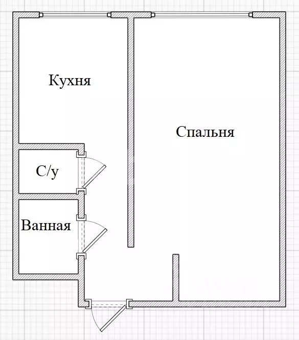 1-к кв. Приморский край, Владивосток ул. Жигура, 40 (36.1 м) - Фото 1