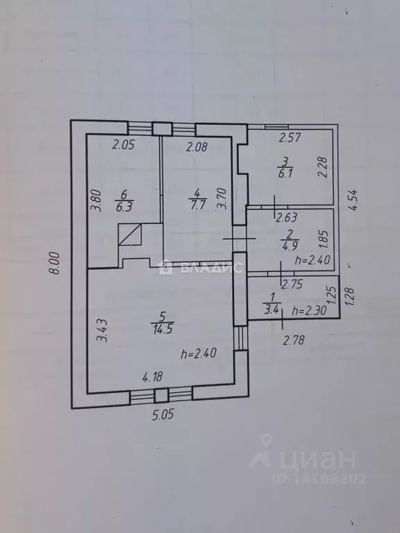 Дом в Белгородская область, Корочанский район, Бехтеевское с/пос, с. ... - Фото 2