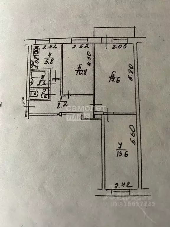 3-к кв. Омская область, Омск Городок Нефтяников мкр, ул. 19-го ... - Фото 1