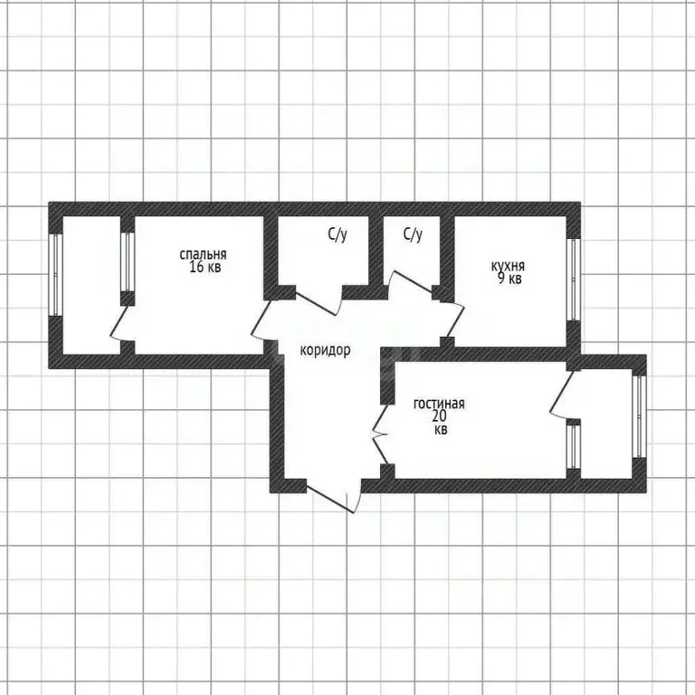 2-к кв. Адыгея, Майкоп ул. Михайлова, 4 (53.9 м) - Фото 2