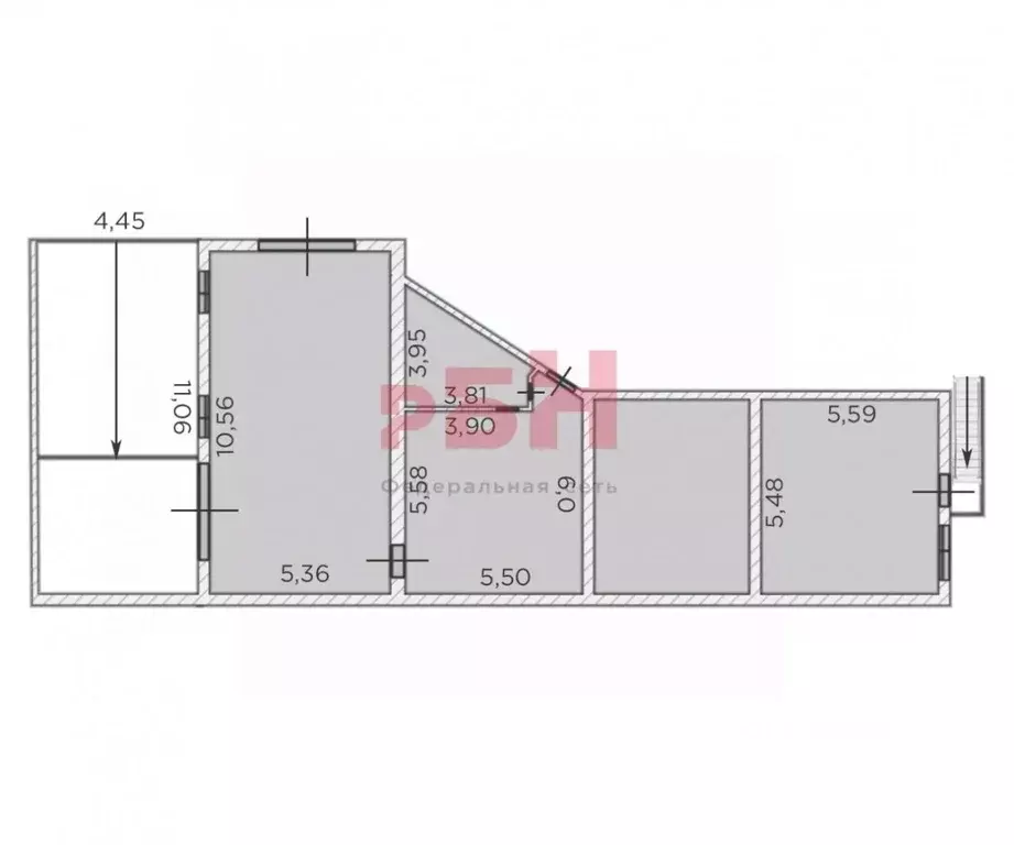 Офис в Тюменская область, Тюмень Олимпийская ул., 10с1 (210 м) - Фото 1