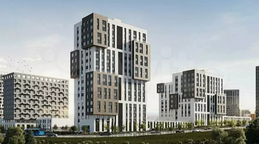 1-к. квартира, 42,4 м, 2/9 эт. - Фото 0