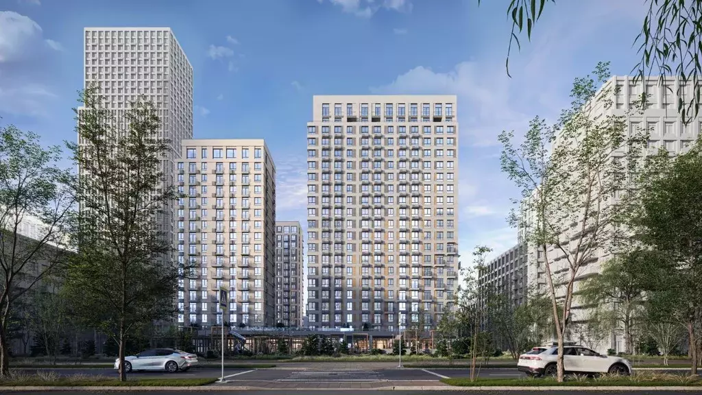 1-к кв. Москва Квартал Герцена жилой комплекс (44.88 м) - Фото 2