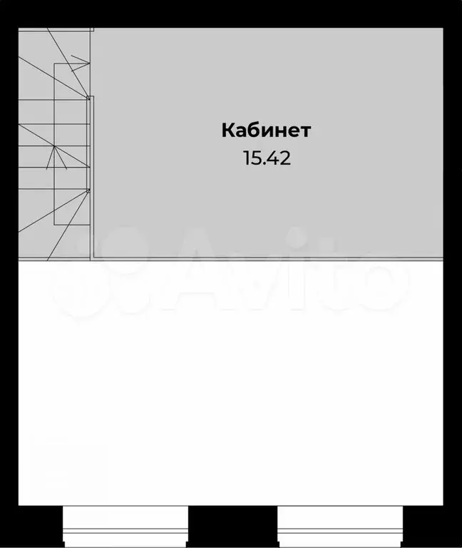 1-к. квартира, 54,1 м, 1/4 эт. - Фото 0