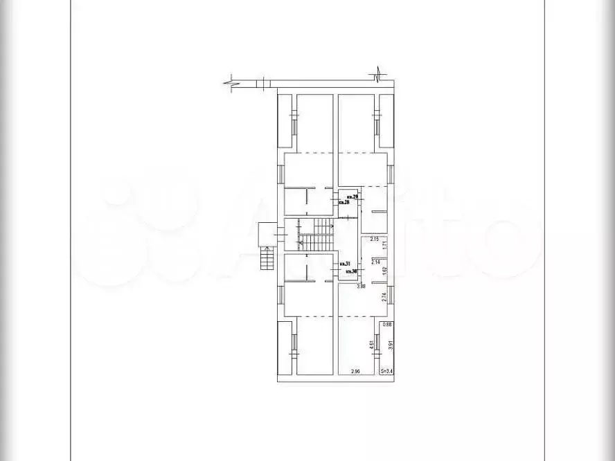 Аукцион: 1-к. квартира, 31,4 м, 1/3 эт. - Фото 0