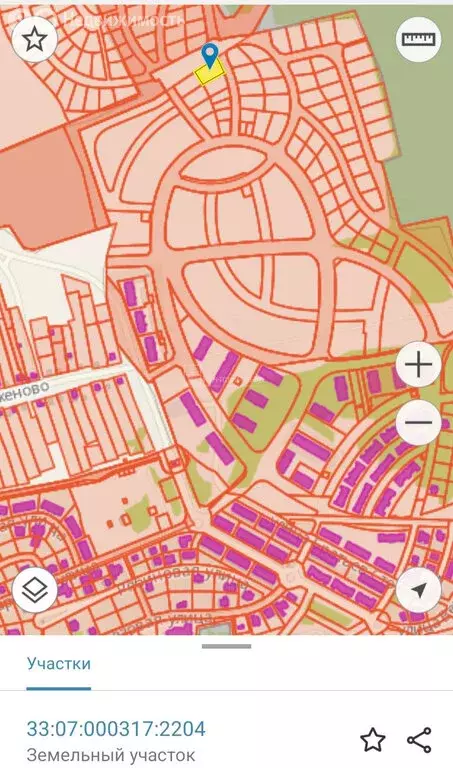 Участок в посёлок Доброград, Вишнёвая улица, 6 (13.03 м) - Фото 0