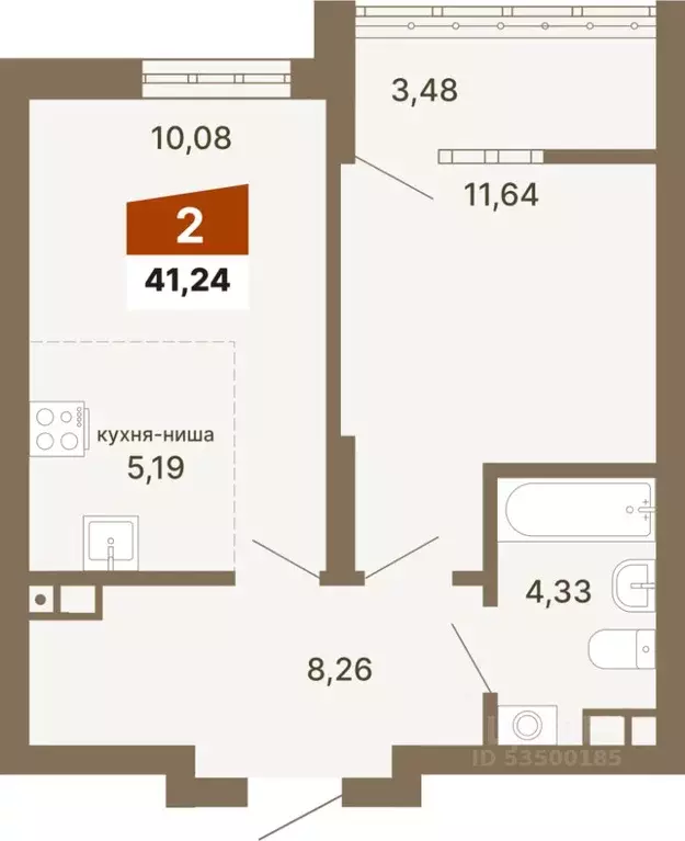 1-к кв. Свердловская область, Екатеринбург ул. Волгоградская, 197к2 ... - Фото 1