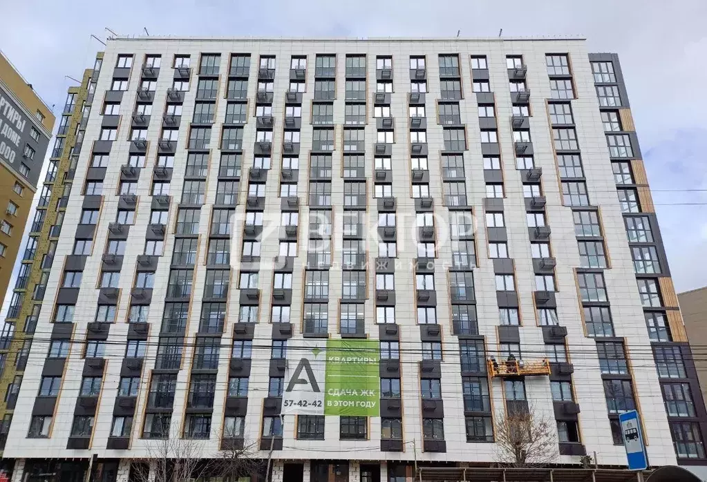 2-к. квартира, 60,2 м, 9/14 эт. - Фото 1