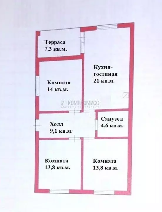 Дом в Краснодарский край, Красноармейский район, Новомышастовское ... - Фото 1