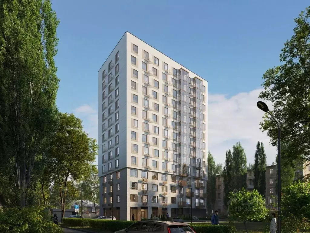 1-к кв. Воронежская область, Воронеж ул. Черняховского, 92 (37.05 м) - Фото 2